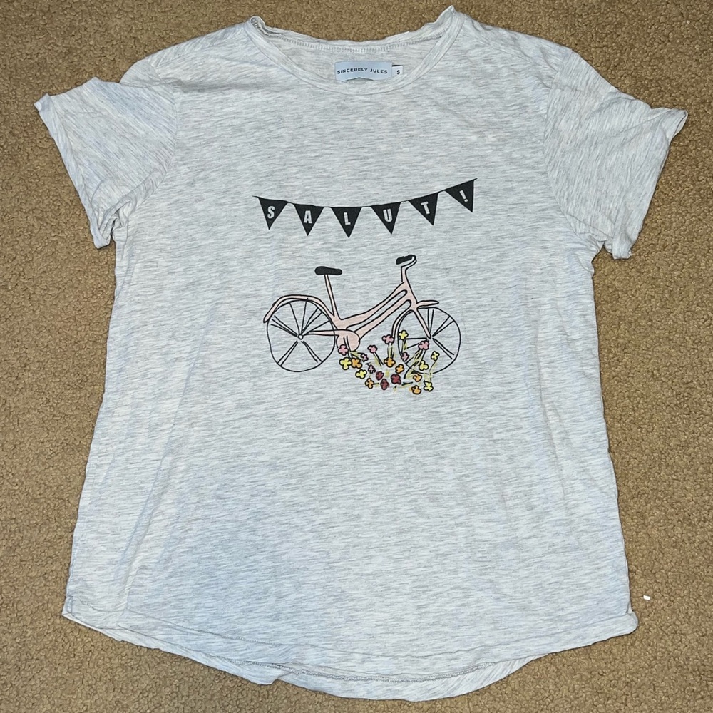 “Salut!” bike t-shirt